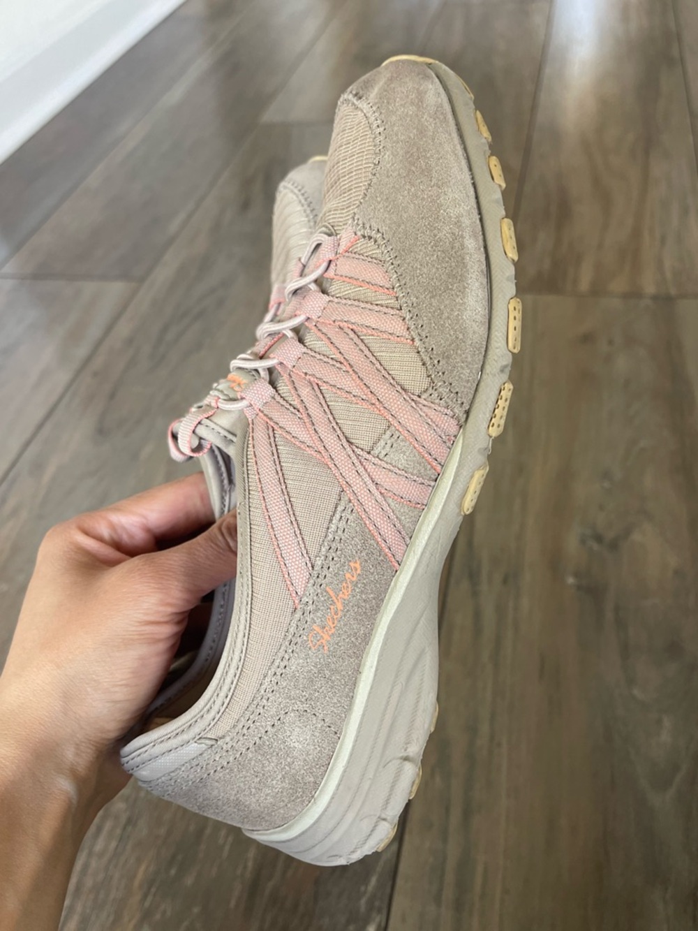 Skechers Sport Women's Conversations Fashion Sneaker Link & Beige size US 6.5 - Picture 10 of 10